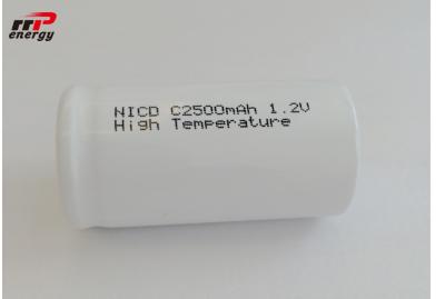 China 1.2V C2500mAh NiCd Rechargeable Batteries , Emergency Lighting Battery Stable for sale