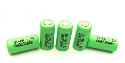 China baterías recargables de 230mAh 1.2V NIMH para el Interphone de la radio del intercomunicador del Walkietalkie en venta