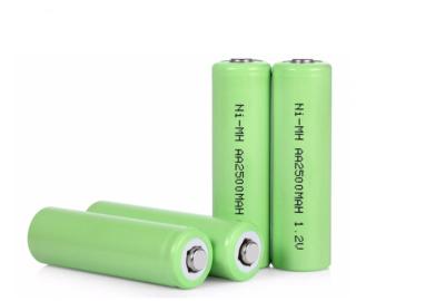 China AA2500 2500mAh 1.2V Self Discharge Nimh Battery rechargeable for sale
