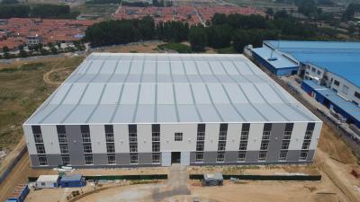 China Q235B Steel Structure Building Prefabricated Steel Construction With Insulation Panel for sale