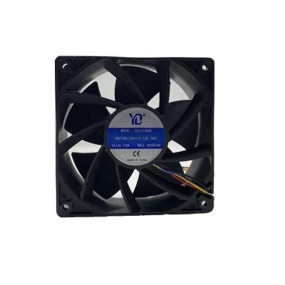 China 4 Pin 7000RPM Computer Server Fan , YD12038HB 120x120x38mm 12V 3.12A Axial Fan for sale