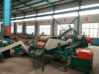 China XKP560 Rubber Tyre Shredder Rubber Powder Production Line Blue Green for sale