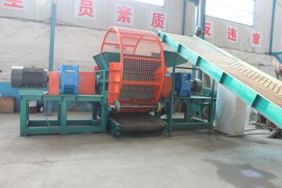 China 415V 50HZ Rubber Tire Shredder LP800 Waste Tire Recycling Line for sale