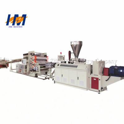 China PMMA Coated Plastic Sheet Extrusion Line Specified Screw Design Multiple Feed for sale