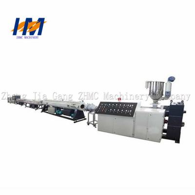 China Single Wall Plastic Pipe Extrusion Line , Plastic Pipe Making Machine for sale