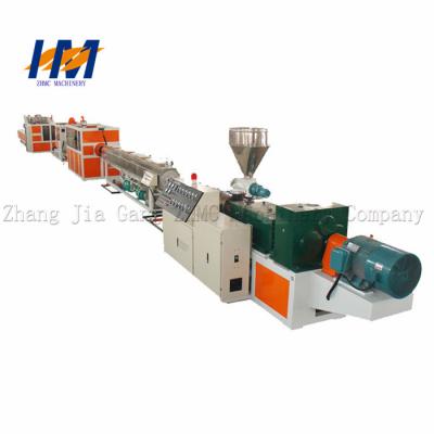 China Reliable Plastic Pipe Extrusion Line , Electricity PVC Conduit Pipe Making Machine for sale