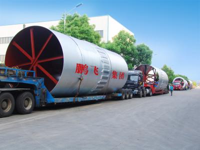 China 4 Supports 60TPH Cement Rotary Kiln Dryer For Copper Mining for sale