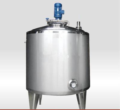 China Jacketed Liquid Mixing Tank 50mm Insulation With Agitator Mixer / Scraper for sale