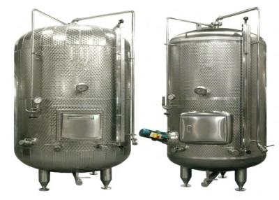 China Stainless Steel Wine Fermentation Tanks , Stainless Steel Pressure Tank For Dairy for sale