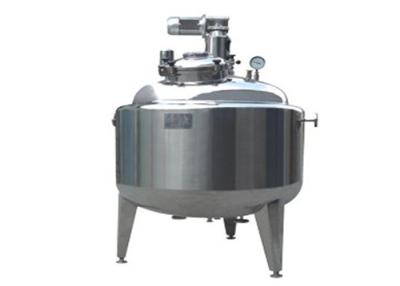 China Milk Storage Tank / Stainless Steel Mixing Tank With Agitator Blending Vessel for sale