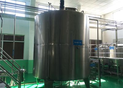 China Sanitary Stainless Steel Mixing Tanks Single Layer / Double Layer For Pharmaceutical for sale