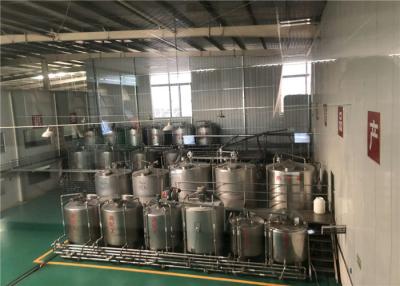 China Jacketed Stainless Steel Mixing Tanks With Circulating Heating System for sale
