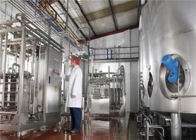 China Large Capacity Milk Pasteurization Equipment , UHT Yogurt Processing Line for sale
