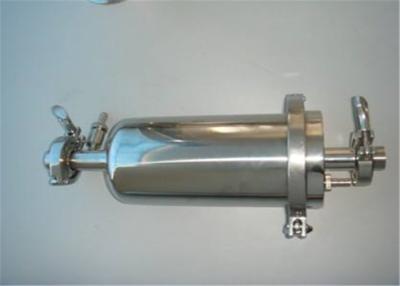 China Stainless Steel Pipe Filter , Stainless Steel Milk Filter / Juice Filter for sale