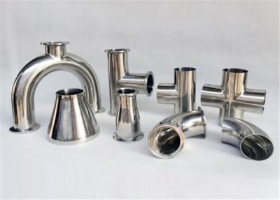 China Kaiquan Stainless Steel Pipe Fittings Size Customized For Milk Dairy Industry for sale