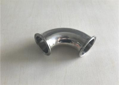 China Professional Stainless Steel Pipe Fittings SS304 90 Degree Tri Clamp Elbow for sale