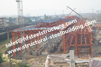 China Q235 Q345 Grade Industrial Steel Buildings , Building Steel Site Prefab Steel Buildings for sale