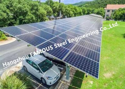 China Energy Producing Structure Anodized Photovoltaic Panel Aluminum Solar PV Carports for sale