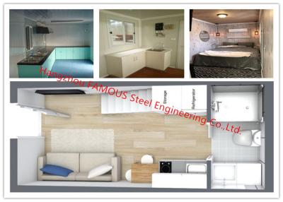 Chine Construction de logements modulaire préfabriquée de décoration de luxe avec la salle de bains/cuisine/lavabo/chambre à coucher à vendre