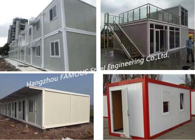China Folding Living Modern Prefab Homes G +1 Floor Modular Integrated Home For Labour Camp Or Site Office for sale