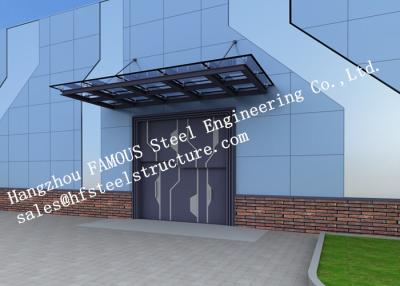 中国 自動ガラス部門別の産業ガレージのドアの鋼鉄建物キットの優秀な天候の抵抗 販売のため