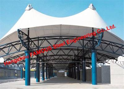 China Structural Steel Truss Membrane Carports Car Canopy Garage Shelter New Zealand America Standard for sale