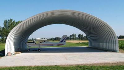 China Wide Span Steel Structure Aircraft Hangar Buildings for sale