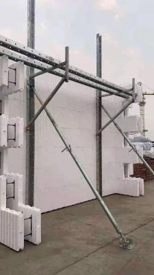 中国 絶縁されたコンクリートは壁の鋼鉄造りの支柱によって調節されるターンバックルの直線のStrongbackのIcfs固定システムを形作る 販売のため