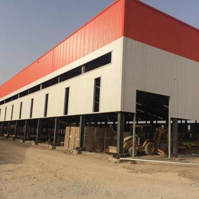 Китай Изготовление склада стальной структуры мастерской Prefab доказательства подземного толчка строя изготовленное на заказ продается