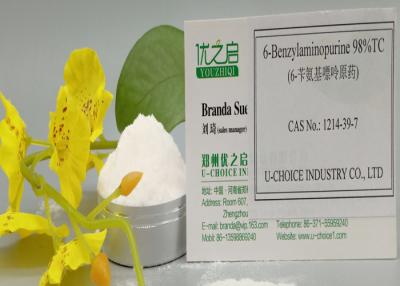 China 99% TC PGR Plant Growth Regulator 6- Benzylaminopurine 6- BA CAS 1214-39-7 White for sale