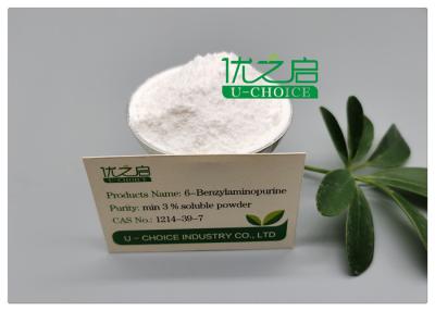 China 98%TC Cytokinin Plant Growth Regulator C12H11N5 6 Benzylaminopurine for sale