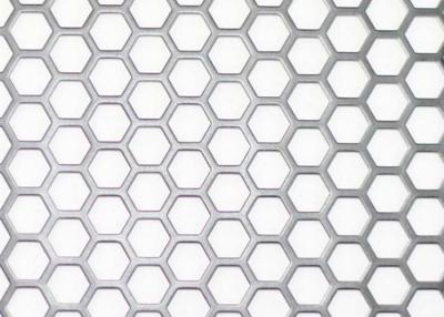 China Hexagonal Hole Perforated Metal Sheet Versatile, Stable And Economical For Architect And Fence for sale