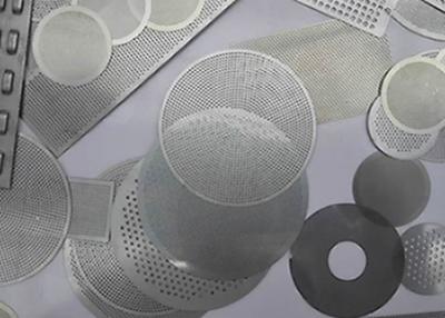China Perforated Disc Filter Screen Mesh 10 – 635 Mesh With Wrapped Edge for sale