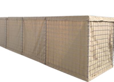 China Gabion Hesco Bastion Wall Military Gabion 4mm 5mm Wire Diameter for sale