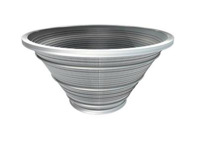 China Filtration And Classification Wedge Wire Basket 150 Microns for sale