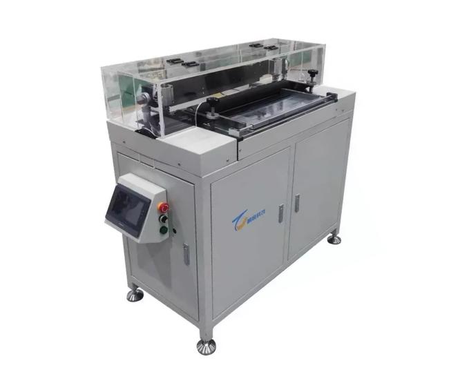Precision paper cutting machine for air conditioner filters
