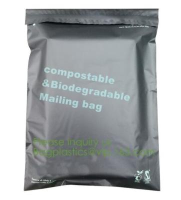 China custom printed compostable biodegradable eco friendly plastic shipping packaging mailing courier bags BAGPLASTICS BAGEAS for sale