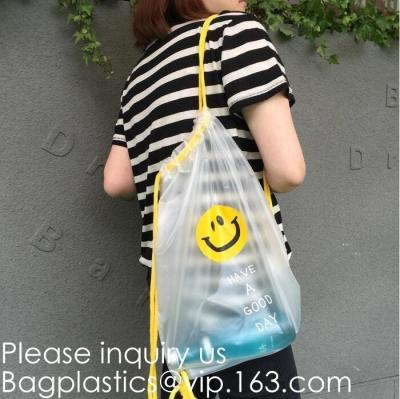 China Drawstring Bag with Cord Lock and White Sturdy Mesh Material for Factories, College, Dorm, Storage Sturdy & Breathable for sale