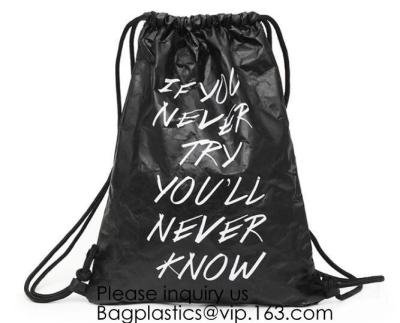 China Drawstring Backpack - Tyvek Bag Paper bag,Waterproof Tyvek Bag for Gym or Travel, Inside Zippered Pocket Backpack Colorf for sale