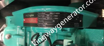 China El gas natural el generador 220KW 275KVA de 3 fases accionó por Cummins Engine en venta