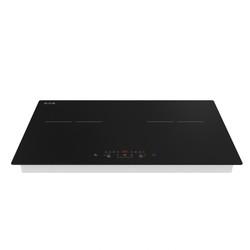 China High Power Double Burner Induction Cooktop , 9 Keys Virtual Flame Induction Hob for sale