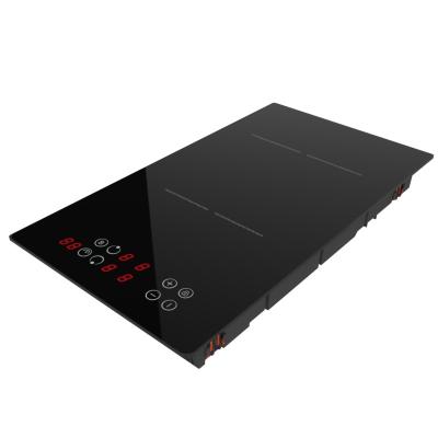 China Invisible 2 Plate Induction Hob Bridge Zone , Multifunction Induction Cooker for sale