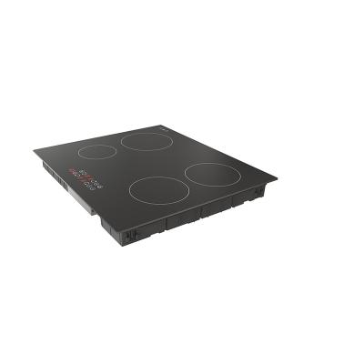 China Heating Selection 4 Burner Electric Cooktops , Induction Hob Cooker 7000W for sale