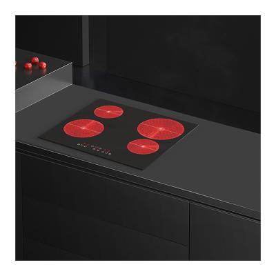 China Temperature Control Infrared Induction Cooktop , Ceramic 4 Plate Stove 220V for sale