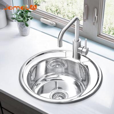 China Stainless Steel Single Bowl Composite Kitchen Sinks , Brushed Round Composite Sink for sale