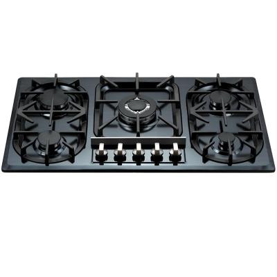 China Stainless Steel Panel 5 Burner Built In Hob Multifunction for sale
