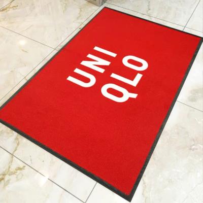 Chine caoutchouc nitrile 8x4 de 3.5mm Logo Floor Mats For Business fait sur commande arrière à vendre