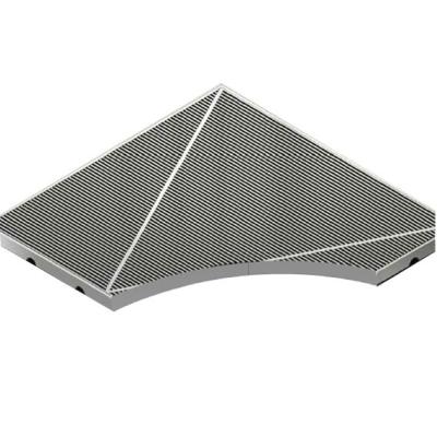 China Modular Stainless Steel Entrance Mats Commercial Heavy Traffic Entrance Door Mat for sale