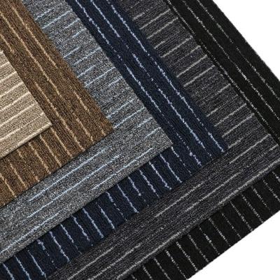 China Bitumen Backing Modular Carpet Tiles Office Removable Carpet Tiles for sale
