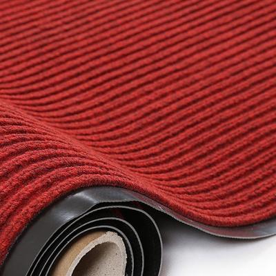 China Polypropylene Ribbed Carpet 6MM Pile Anti Slip Floor Matting for sale